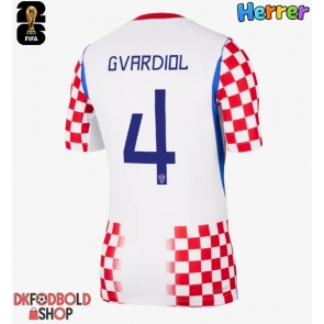 Kroatien Josko Gvardiol #4 Hjemmebanetrøje VM 2026 Kort ærmer Kroatien Josko Gvardiol #4 Hjemmebanetrøje VM 2026 Kort ærmer